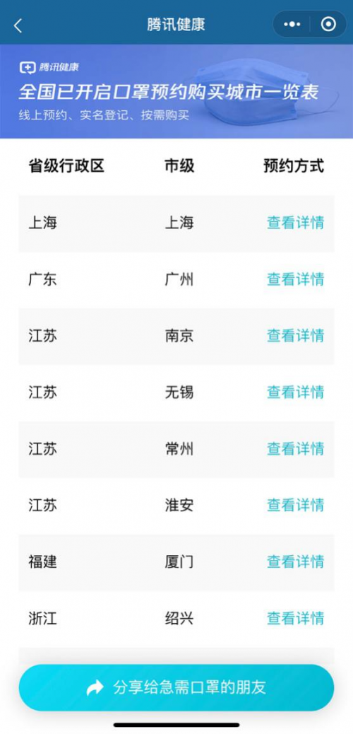 疫情小區(qū)查詢、發(fā)熱自查、預(yù)約口罩……微信里值得收藏的實(shí)用功能