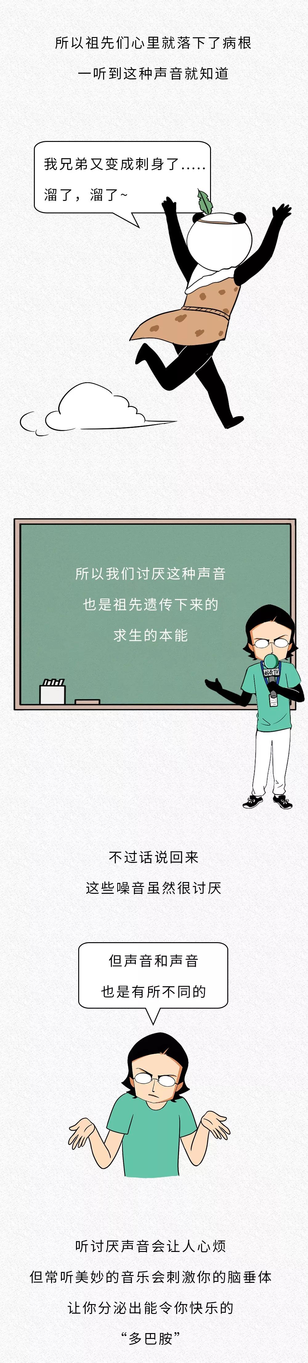 為啥指甲刮黑板的聲音會令人難受？？？