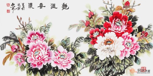 客廳白墻掛什么裝飾畫好，這幾幅花鳥國(guó)畫作品最合適了
