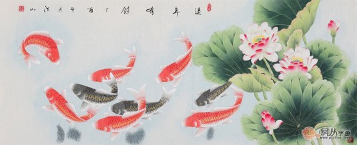 客廳白墻掛什么裝飾畫好，這幾幅花鳥國(guó)畫作品最合適了
