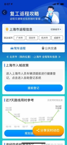 一線城市復(fù)工不足四成？看看百度地圖復(fù)工指數(shù)怎么說