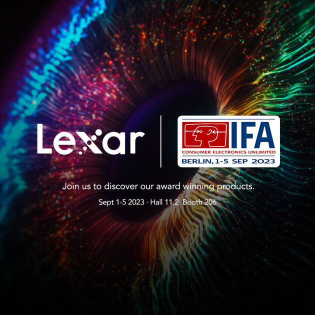 德國IFA2023舉辦在即！ Lexar雷克沙攜旗下多款重磅新品亮相展會！