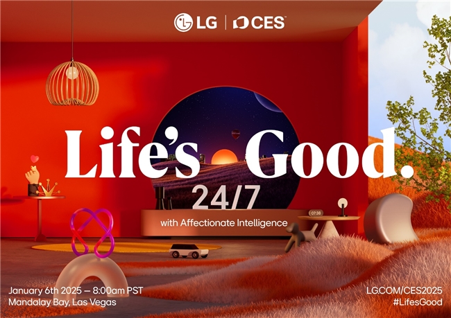 CES 2025盛大啟幕，LG電子以“Life’s Good 24/7”描繪智慧生活新藍(lán)圖