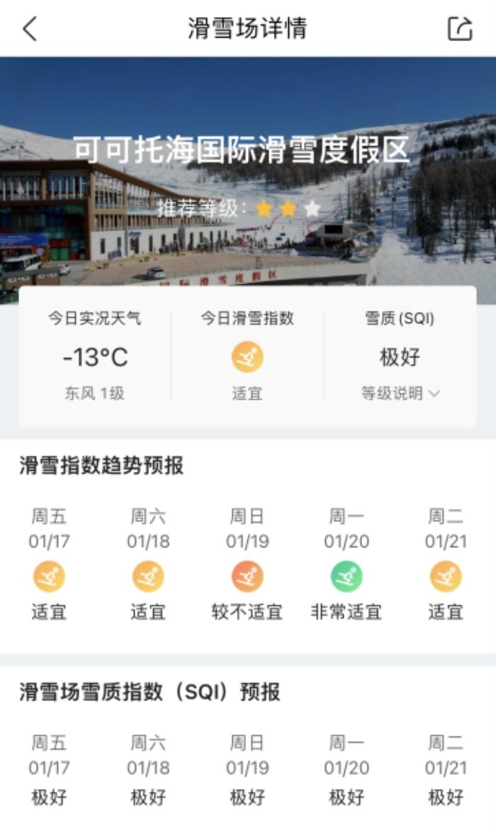 春節(jié)長假去哪滑雪？這份墨跡天氣滑雪場清單請收好！