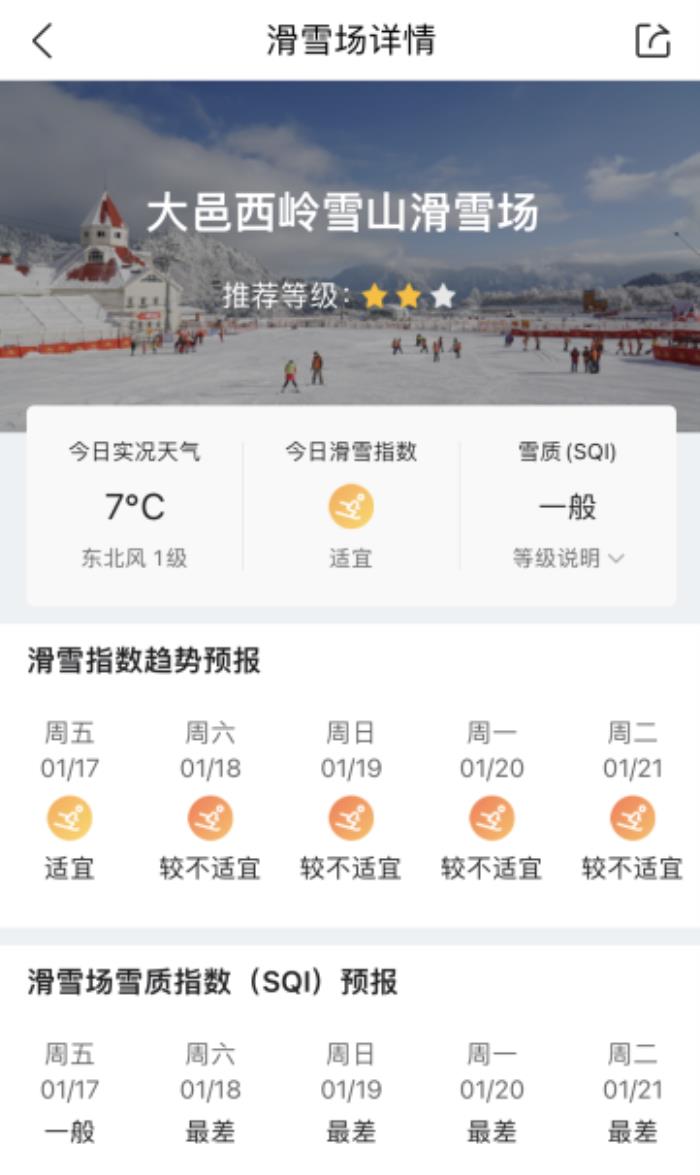 春節(jié)長假去哪滑雪？這份墨跡天氣滑雪場清單請收好！