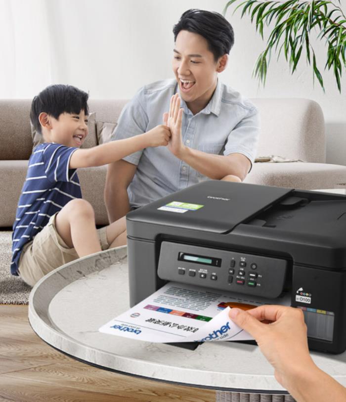 Brother DCP-T735DW，寒假生活中的智慧打印好幫手