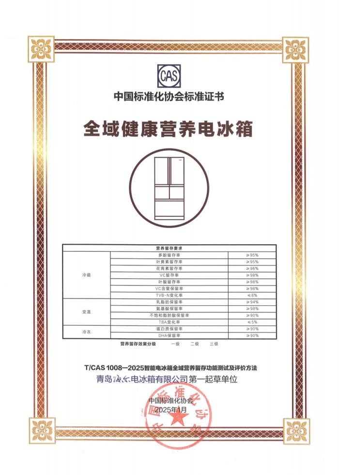 憑啥卡薩帝冰箱能制定全域健康營(yíng)養(yǎng)標(biāo)準(zhǔn)？憑科技，憑硬實(shí)力