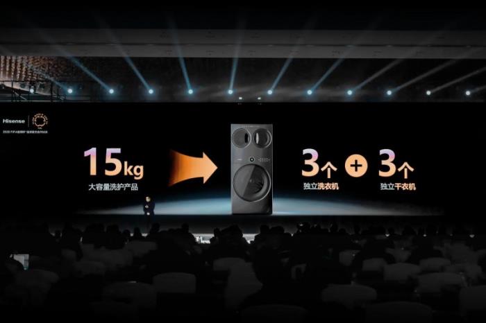 海信洗衣機(jī)發(fā)布全球首臺(tái)4合1熱泵洗烘一體機(jī)，引領(lǐng)健康洗護(hù)新趨勢(shì)
