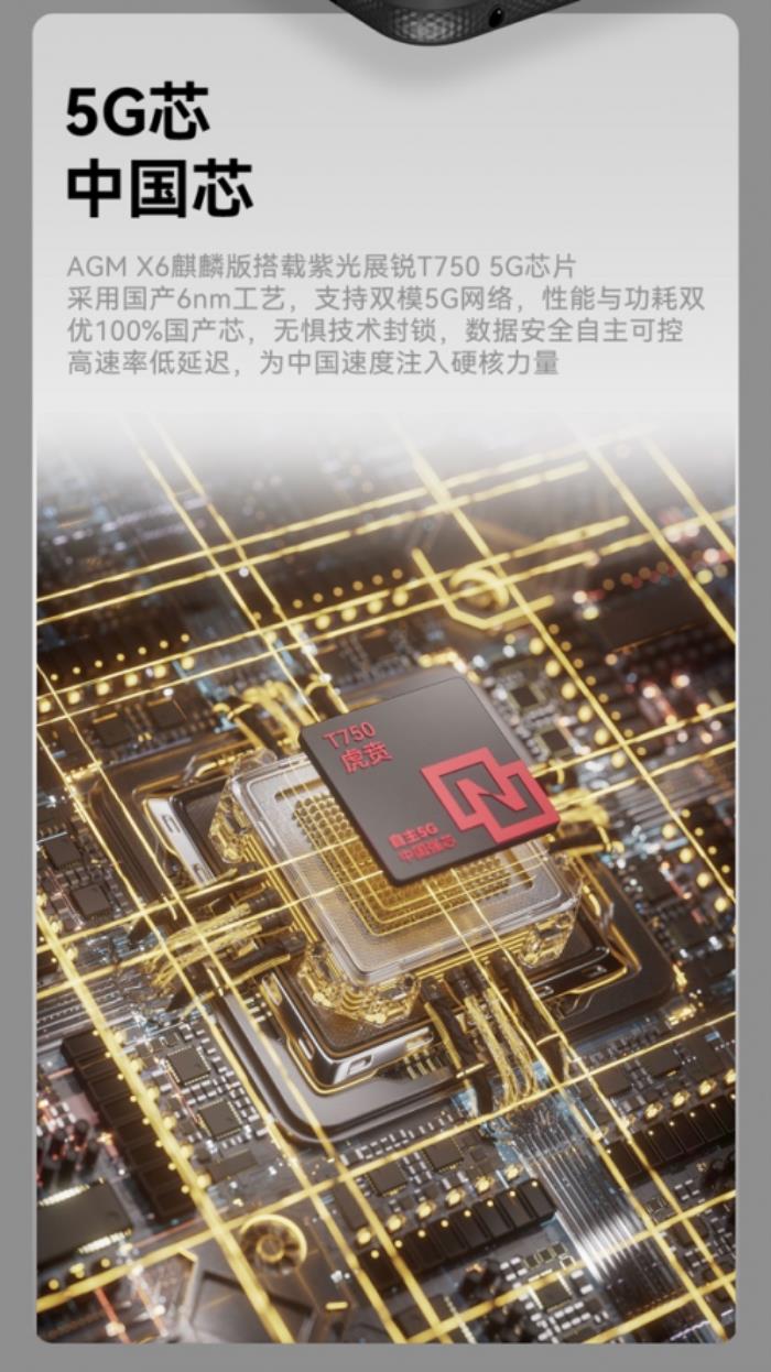 AGM X6麒麟版正式發(fā)布：自主系統(tǒng)+國產(chǎn)芯硬核登場
