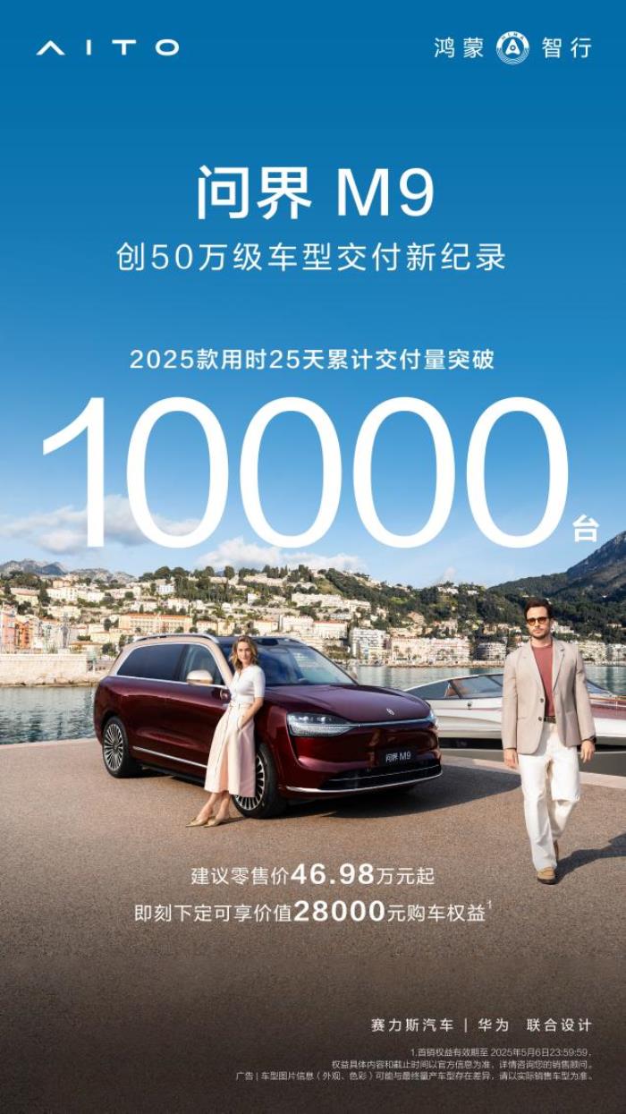 銷(xiāo)量冠軍問(wèn)界M9亮相上海車(chē)展成C位，真實(shí)車(chē)主親證安全與豪華