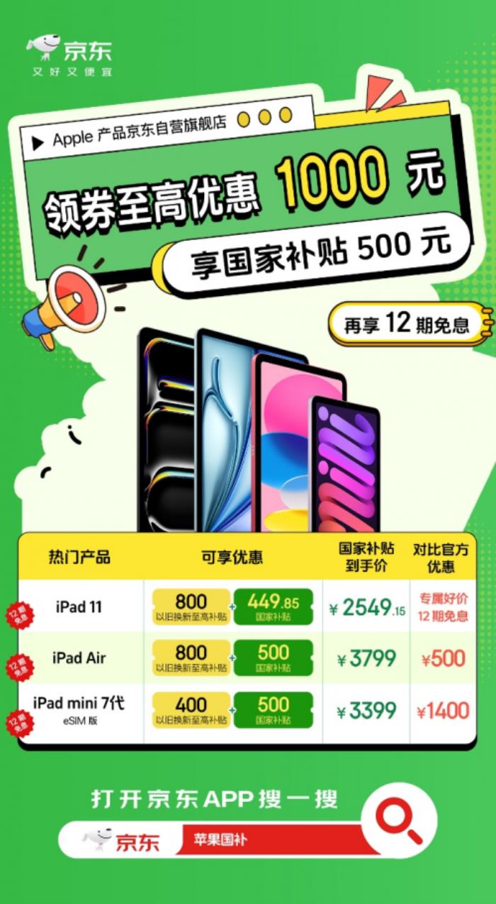 五一Apple購(gòu)機(jī)看這里 京東“多補(bǔ)”力度領(lǐng)跑全渠道