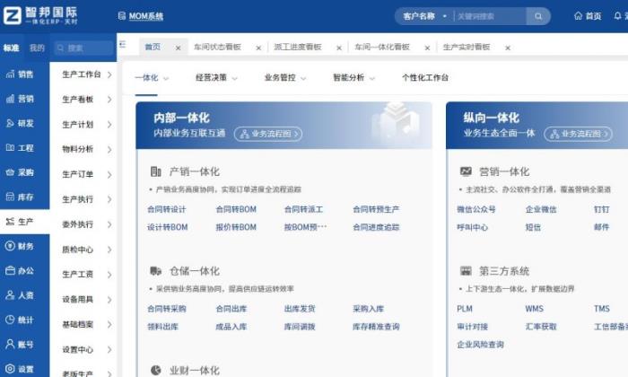 智邦國際：新一代一體化ERP，全方位構(gòu)建機(jī)械設(shè)備企業(yè)人機(jī)協(xié)同新模式