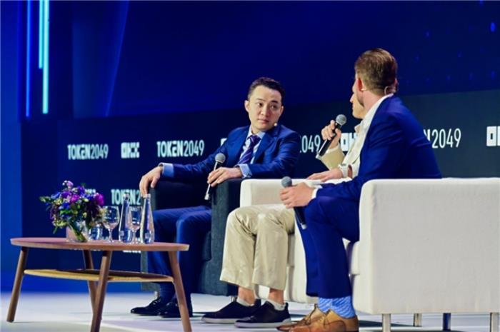 孫宇晨在Token 2049峰會力推金融自由，波場TRON攜手USD1重塑全球金融生態(tài)