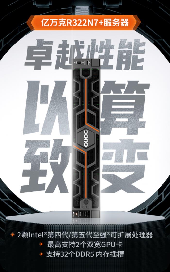 雙至強(qiáng)64核×DDR5矩陣×PB存儲！億萬克R322N7+重磅拆解