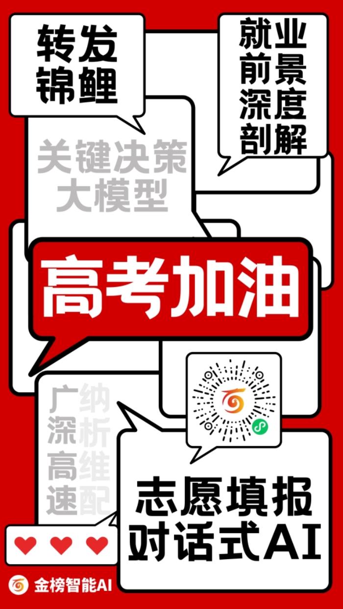 金榜智能AI助力高考志愿填報： 破難題，促公平