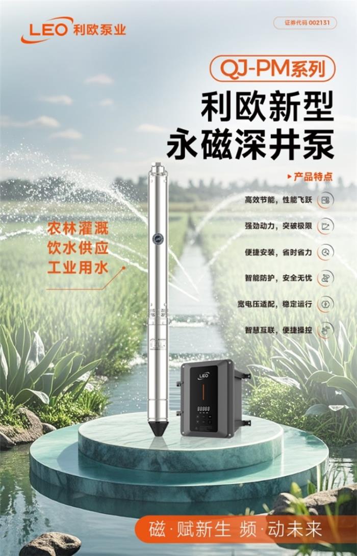 利歐QJ-PM永磁深井泵：直擊用戶痛點(diǎn)，重塑行業(yè)標(biāo)桿