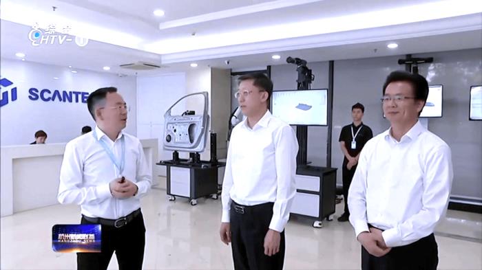 省委常委、市委書記劉非調(diào)研思看科技，勉勵(lì)思看勇攀3D視覺(jué)數(shù)字化科技高峰