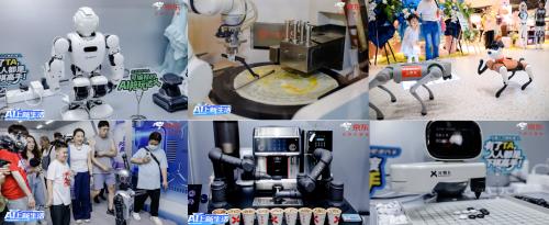 賽博朋克現(xiàn)場！京東MALL北京雙井店開業(yè)首位機器人coser“出道”