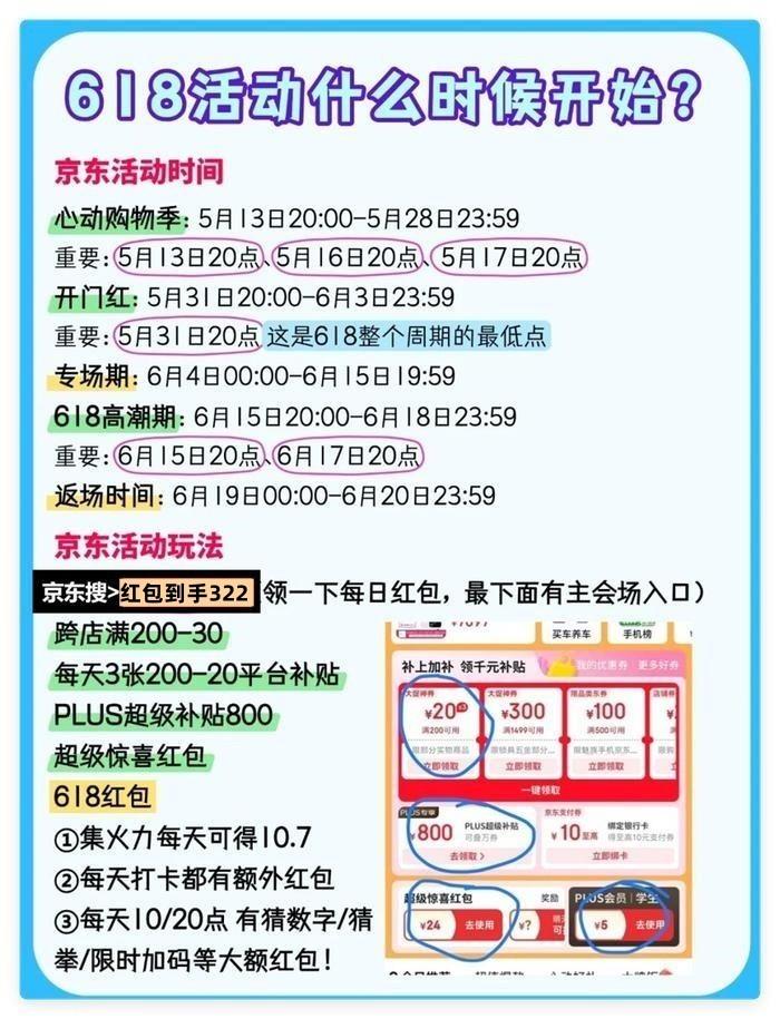 2025年618活動今晚20點開始買最便宜？淘寶，天貓，京東從6月17日晚上20點開始到6月18日全天巔峰28小時優(yōu)惠力度最大