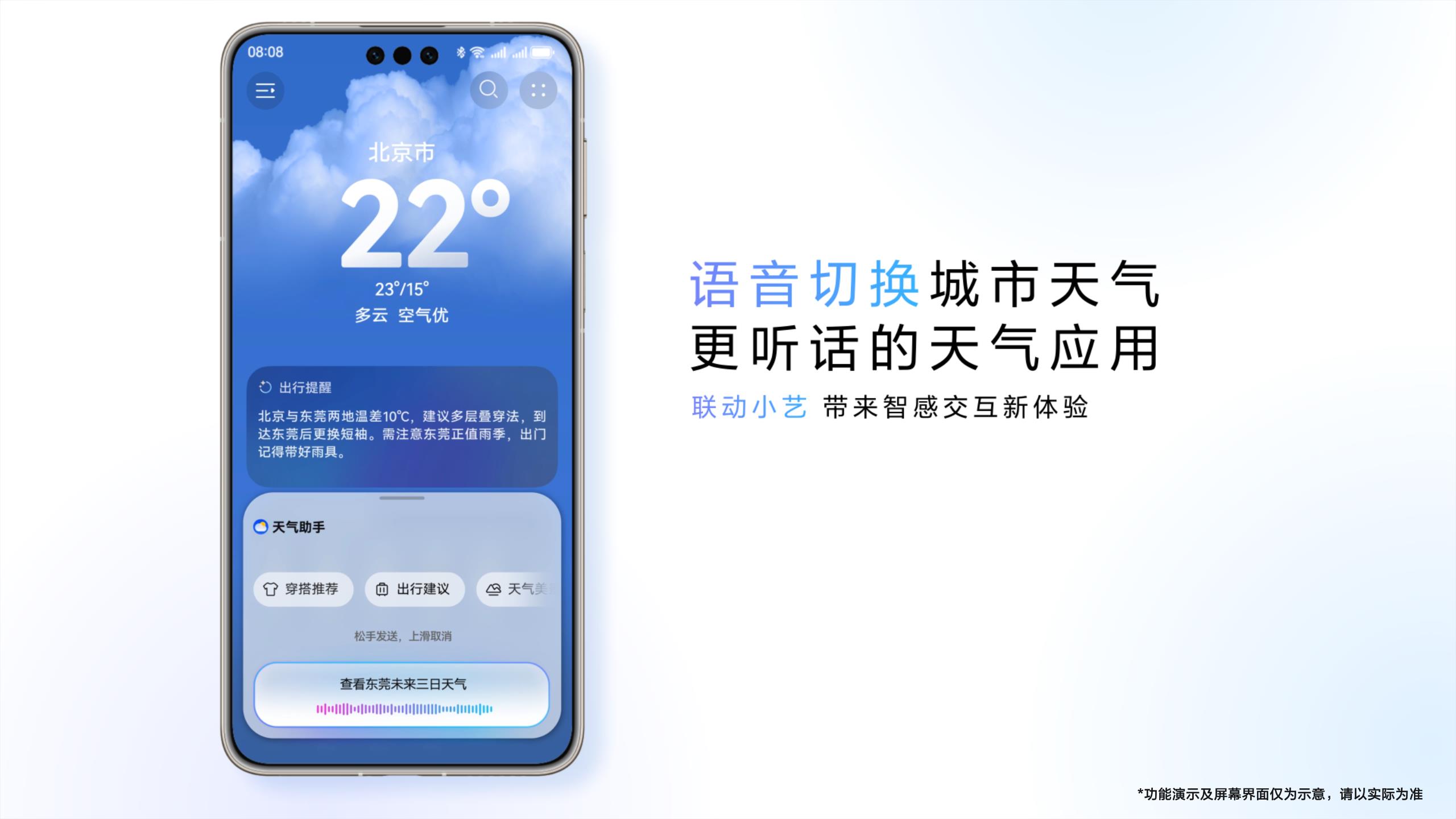 華為天氣智能體上線：智能場景感知+主動提醒讓天氣服務(wù)更貼心