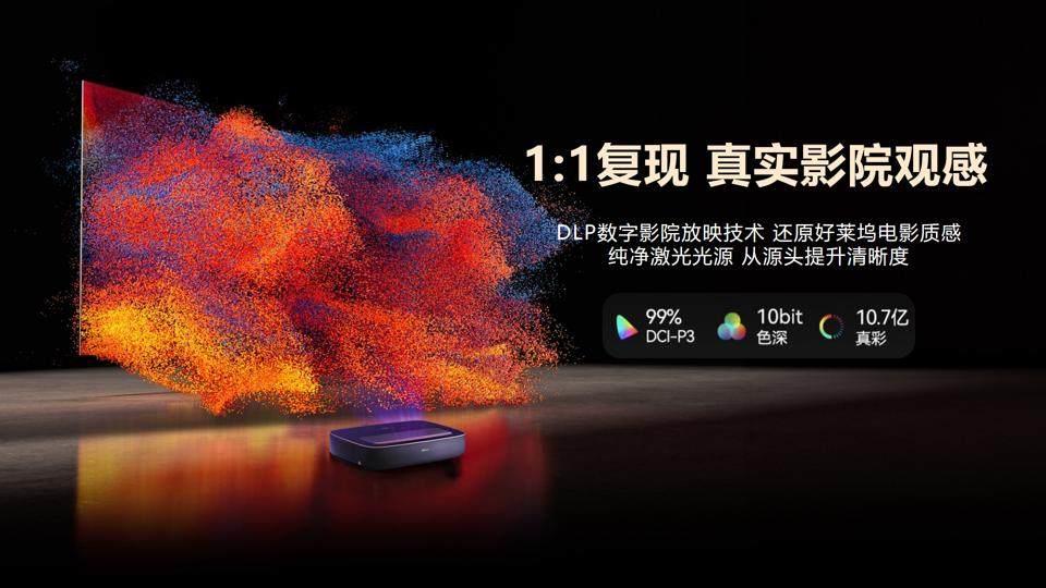 傳統(tǒng)電視藍(lán)光傷眼？激光電視的自然光屏出手了！百吋大屏竟比看書還舒服20%