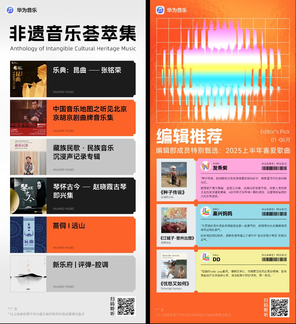 華為音樂(lè) 2025 年中盤(pán)點(diǎn)！揭曉上半年的音樂(lè) “熱榜密碼”