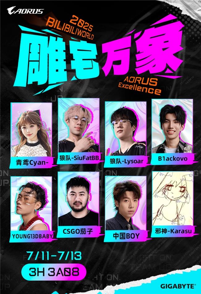 BW2025狂歡盛典，技嘉AORUS展臺玩法終極揭秘