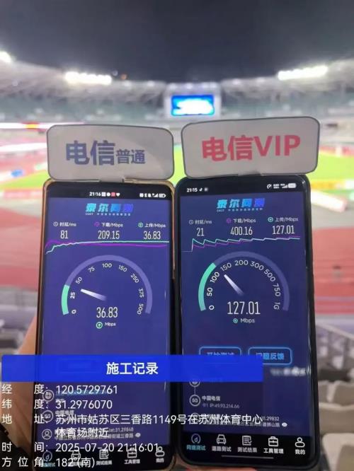 “蘇超”再燃！江蘇電信5GA網(wǎng)絡(luò)全程護(hù)航，開啟專屬顯標(biāo)，為賽事喝彩！